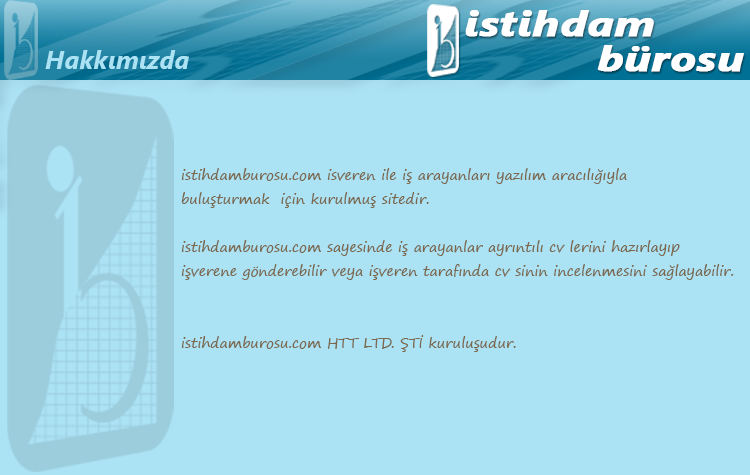 istihdamburosu.com hakkında